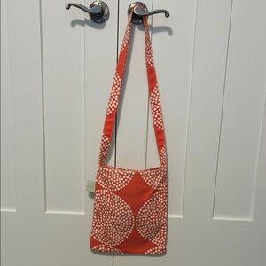 Cute Orange Polka Dot Canvas Bag